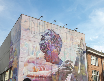 Mural op de Quatro Romeins Kwartier Heerlen