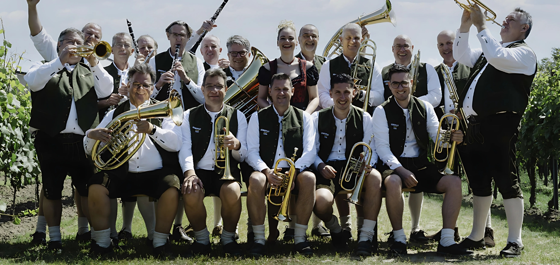 Frühschoppen met Livemuziek van de Böhmerwaldkapel