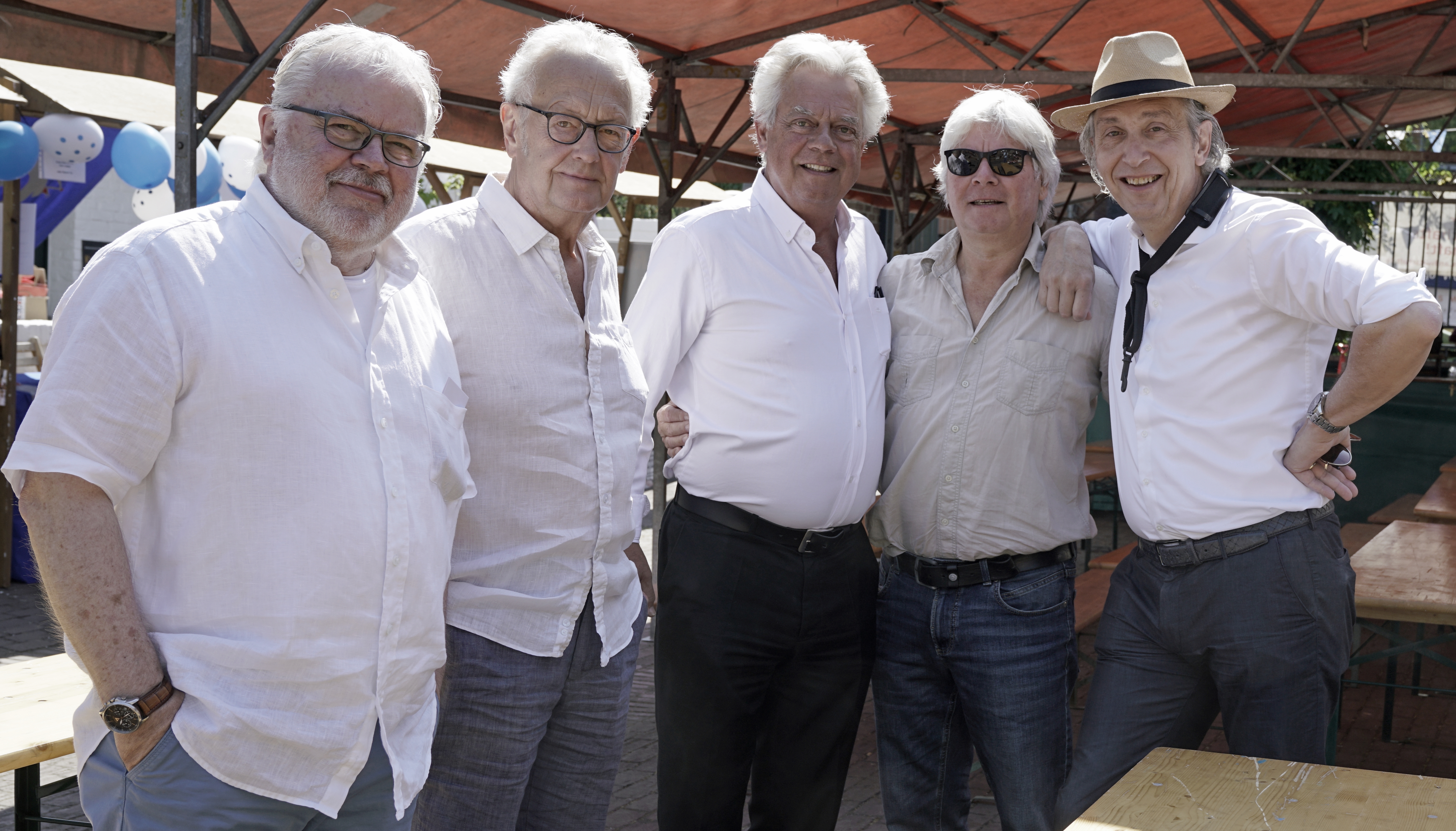 Oude Stijl Jazz Concert door het International N. O. Quintet